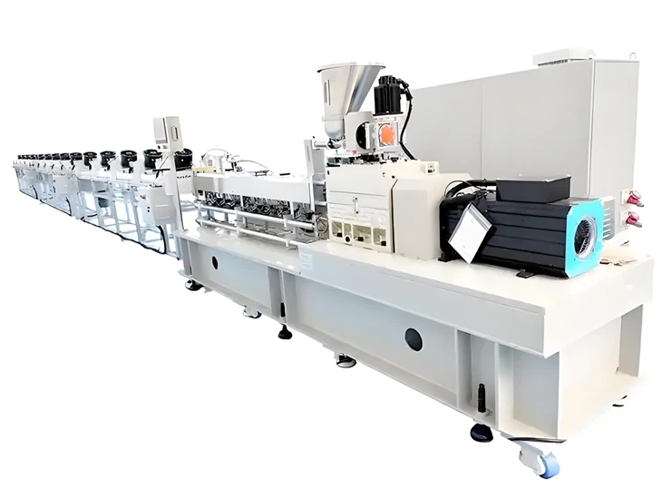 Machine d'extrudeuse de mélange maître de remplisseur de carbonate de calcium